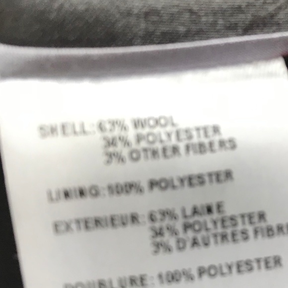 Calvin Klein Women's Wool Blend Black Trench Coat - Picture 8 of 12